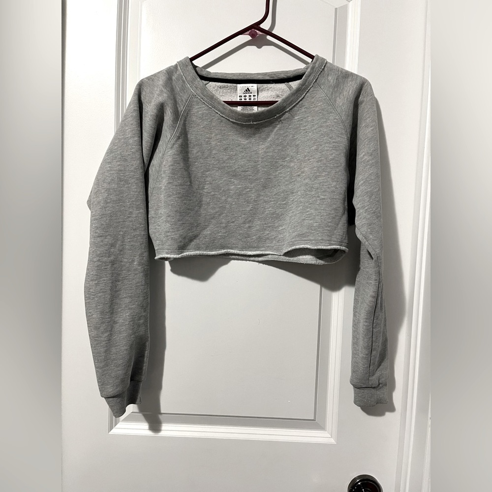 Adidas:  Cropped Sweatshirt